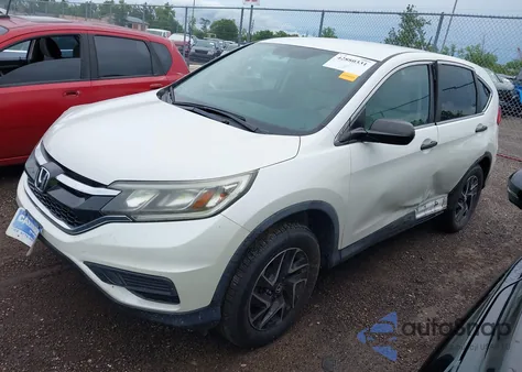 2016 Honda Cr-V Se from USA, damaged, VIN 5J6RM4H47GL115367